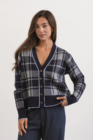 Cardigan GLASGOW Azul