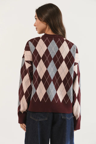 Sweater ELLIOT bordó