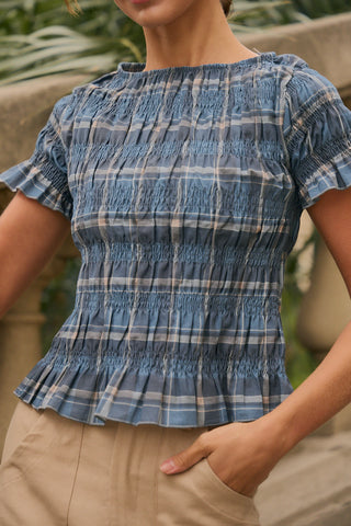 Remera Triana Tusor - Acero