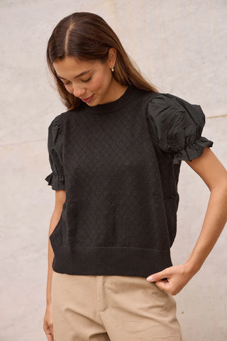 Remera SOL - Negro