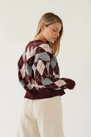 cardigan Rombo