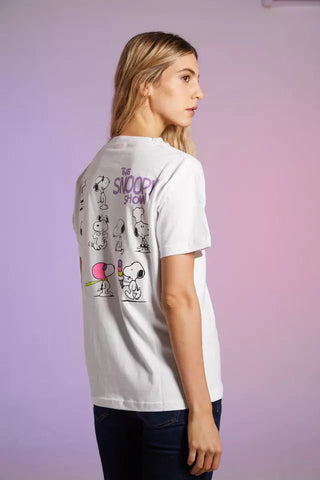 REMERA SNOOPY BLANCO