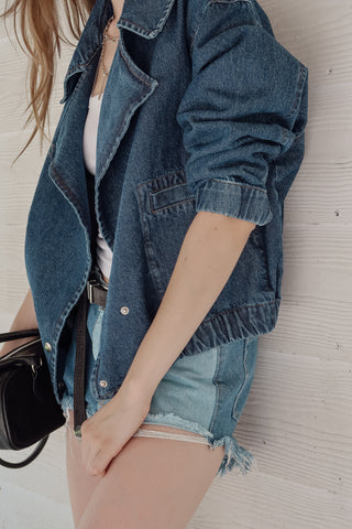CAMPERA B O M B E R DENIM