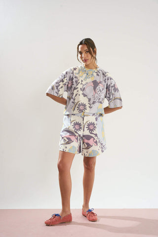 Remera Paz Otomi Grey