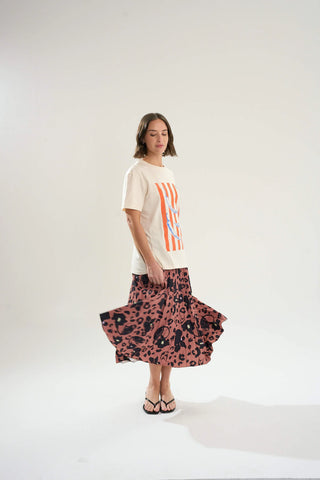 Remera Kahlo Chily Red