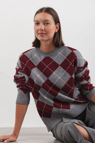 Sweater COPENHAGUE Bordo