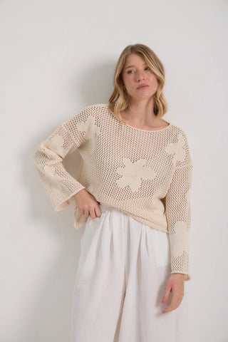 Sweater Calado Aitana - Alma Estudio