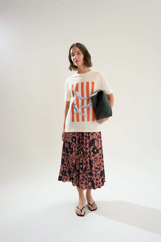 Remera Kahlo Chily Red