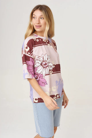 Remera Paz Amorcito Corazón Moca