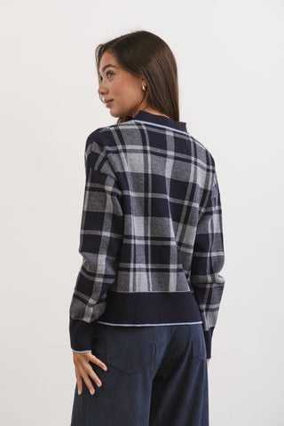 Cardigan GLASGOW Azul