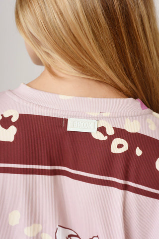 Remera Paz Amorcito Corazón Moca