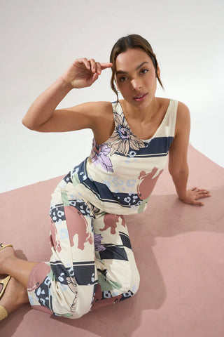 Musculosa Tulum Amorcito Corazón Blue