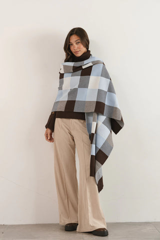 Bufanda CUBIK Celeste