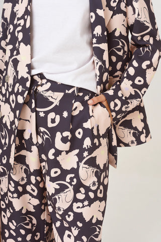 Pantalón Riviera Monkey Print Blue