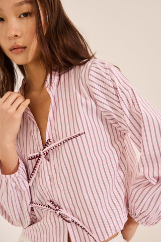 Blusa Venecia Rayado Rosa