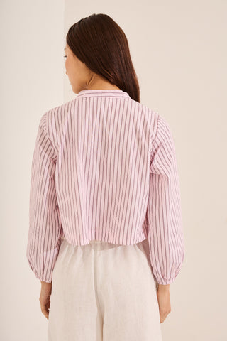 Blusa Venecia Rayado Rosa