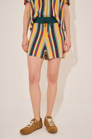 Short Brisa Multicolor Verde