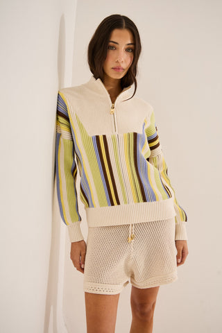 Sweater Gaia Mix Celeste