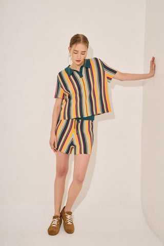 Top Brisa Multicolor Verde