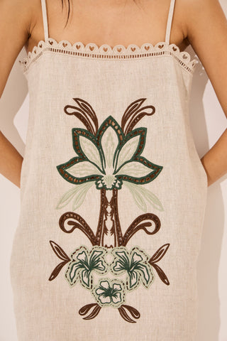 Vestido Arraial lino