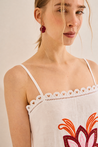 Vestido Arraial off white