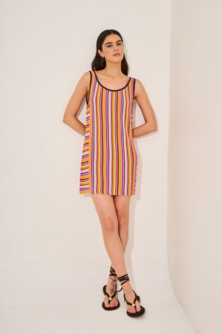 Vestido Brisa Multicolor Chocolate