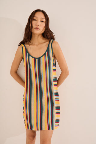Vestido Brisa Multicolor Verde