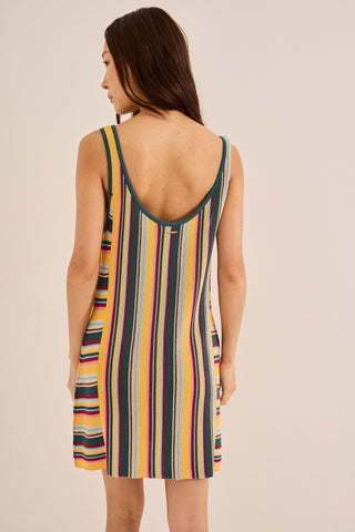 Vestido Brisa Multicolor Verde