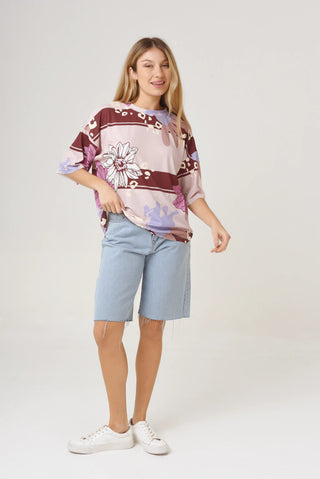 Remera Paz Amorcito Corazón Moca