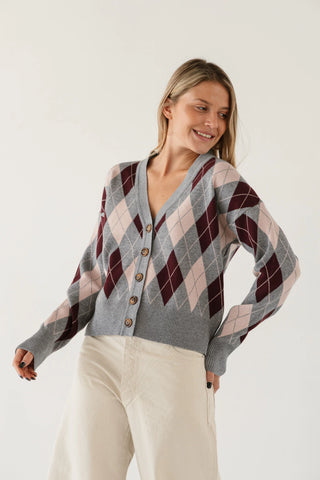 cardigan Rombo
