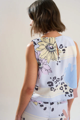 Top Coco Amorcito Corazón Celeste