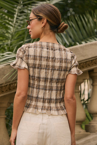 Remera Triana Tusor - Crudo