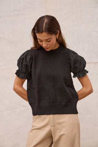 Remera SOL - Negro