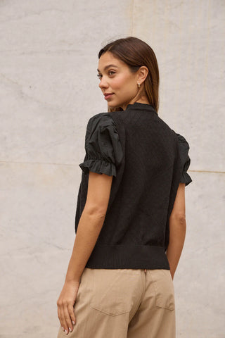 Remera SOL - Negro