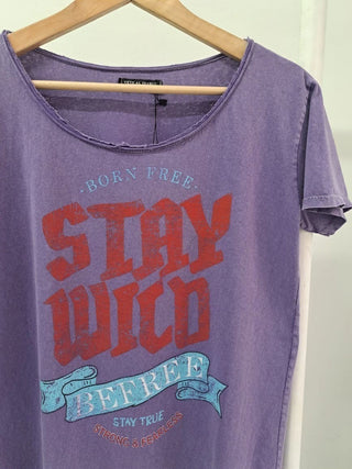 REMERA STAY WILD