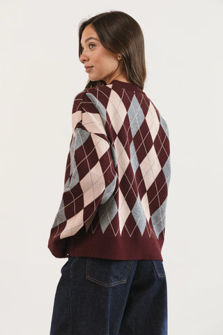 Sweater ELLIOT bordó