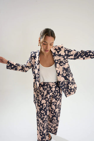 Pantalón Riviera Monkey Print Blue