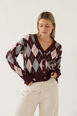 cardigan Rombo