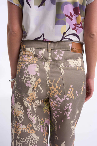 Pantalón Dora Pitón Oliva