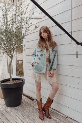 CAMPERA DENIM ROCKSTAR