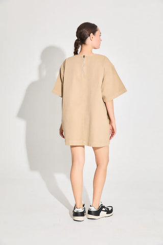 [PRE-ORDER] VESTIDO CÓSMICO - CAMEL