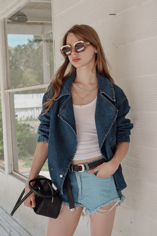 CAMPERA B O M B E R DENIM