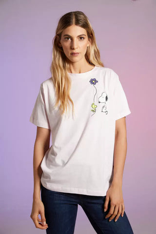 REMERA SNOOPY ROSA