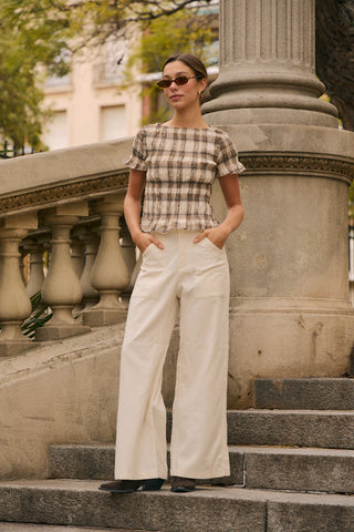 Remera Triana Tusor - Crudo