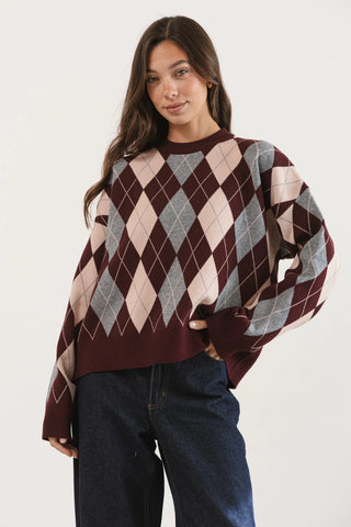 Sweater ELLIOT bordó