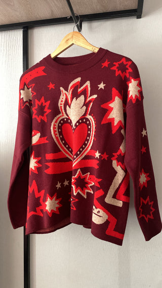 Sweater Fire Burdeo