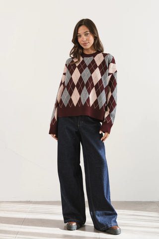 Sweater ELLIOT bordó