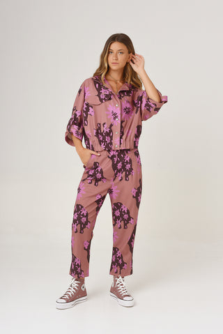 Camisa Lupe Love Moca