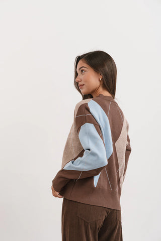 Cardigan CLAIR Celeste