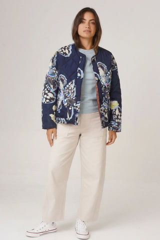 Campera Aviñon Chicharrita Blue/Pitón Tostado